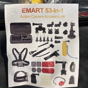 Emart 53-in-1 Accessory Kit For Action Camera